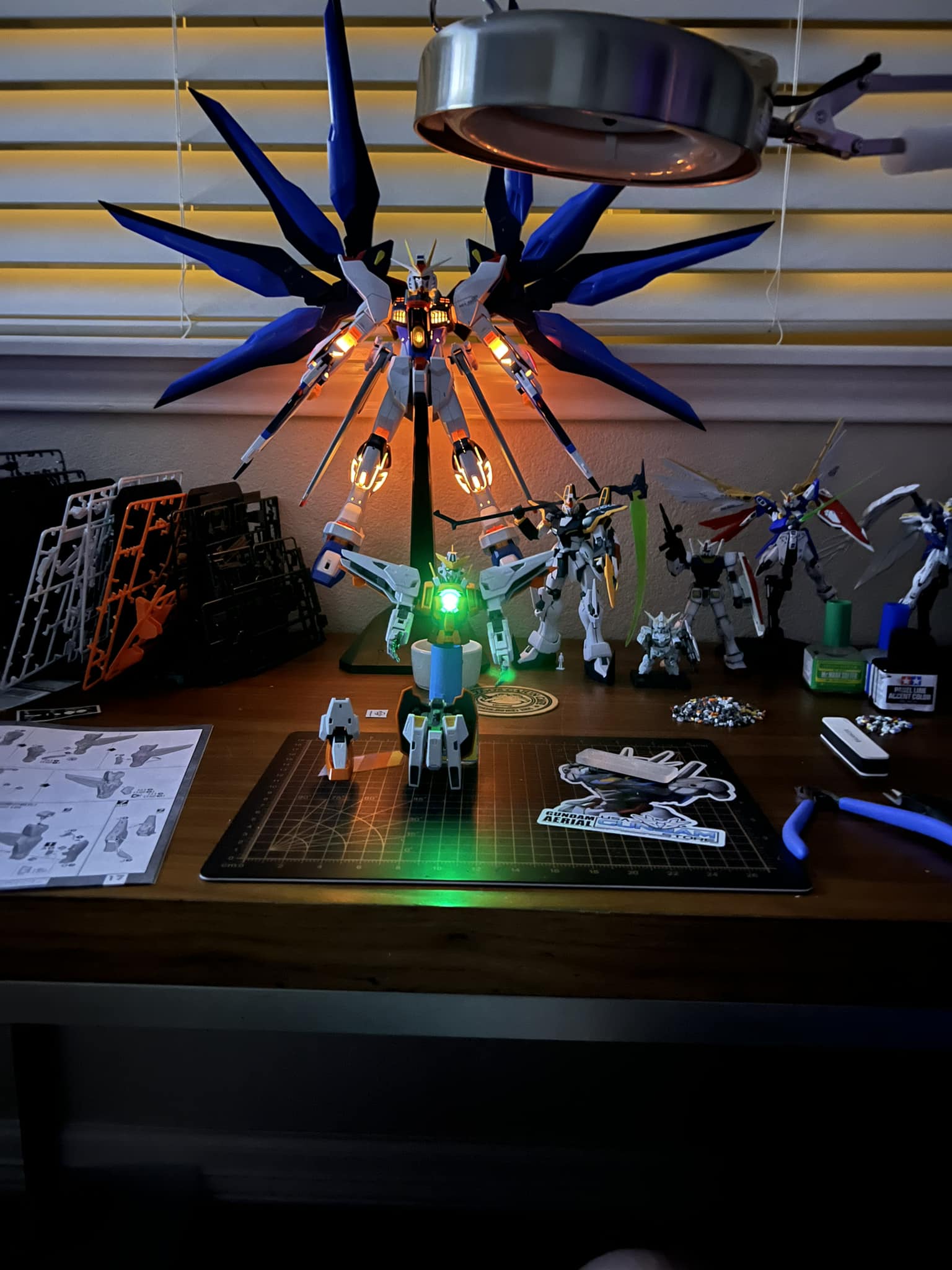 Lot 5 LEDs Vertes Pour MG GN-X 00Q – Kit Lumière Pour Modèle Robot Assemblé