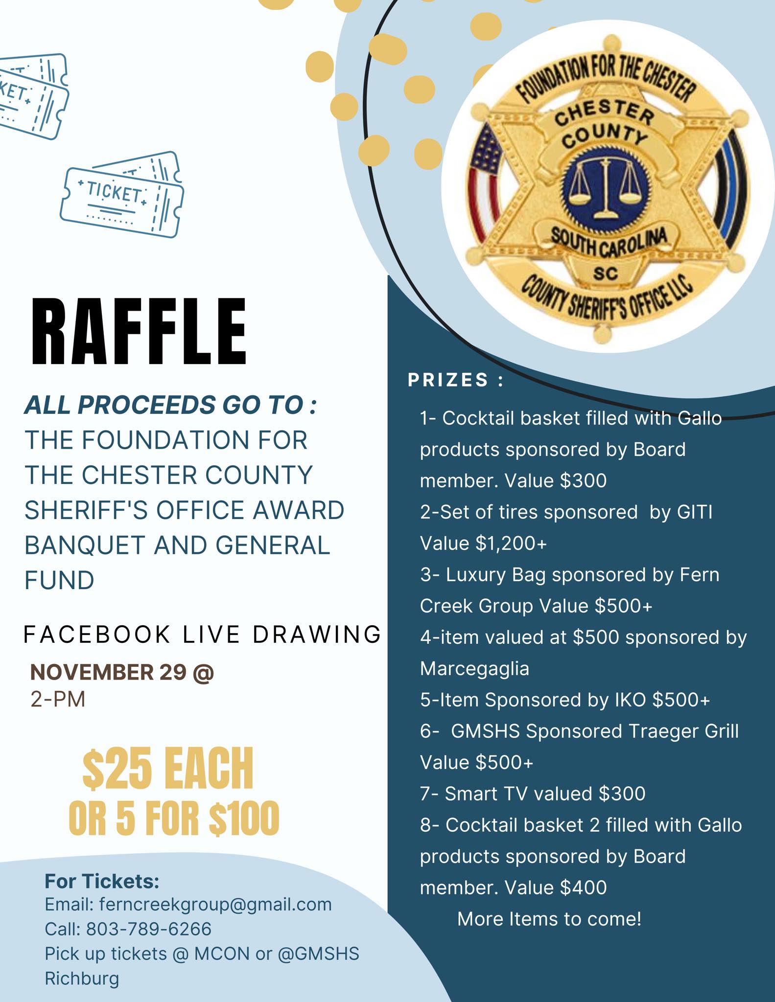 Foundation - 📣 Check out these exciting raffle items! 🎉 Tickets are $25 ...