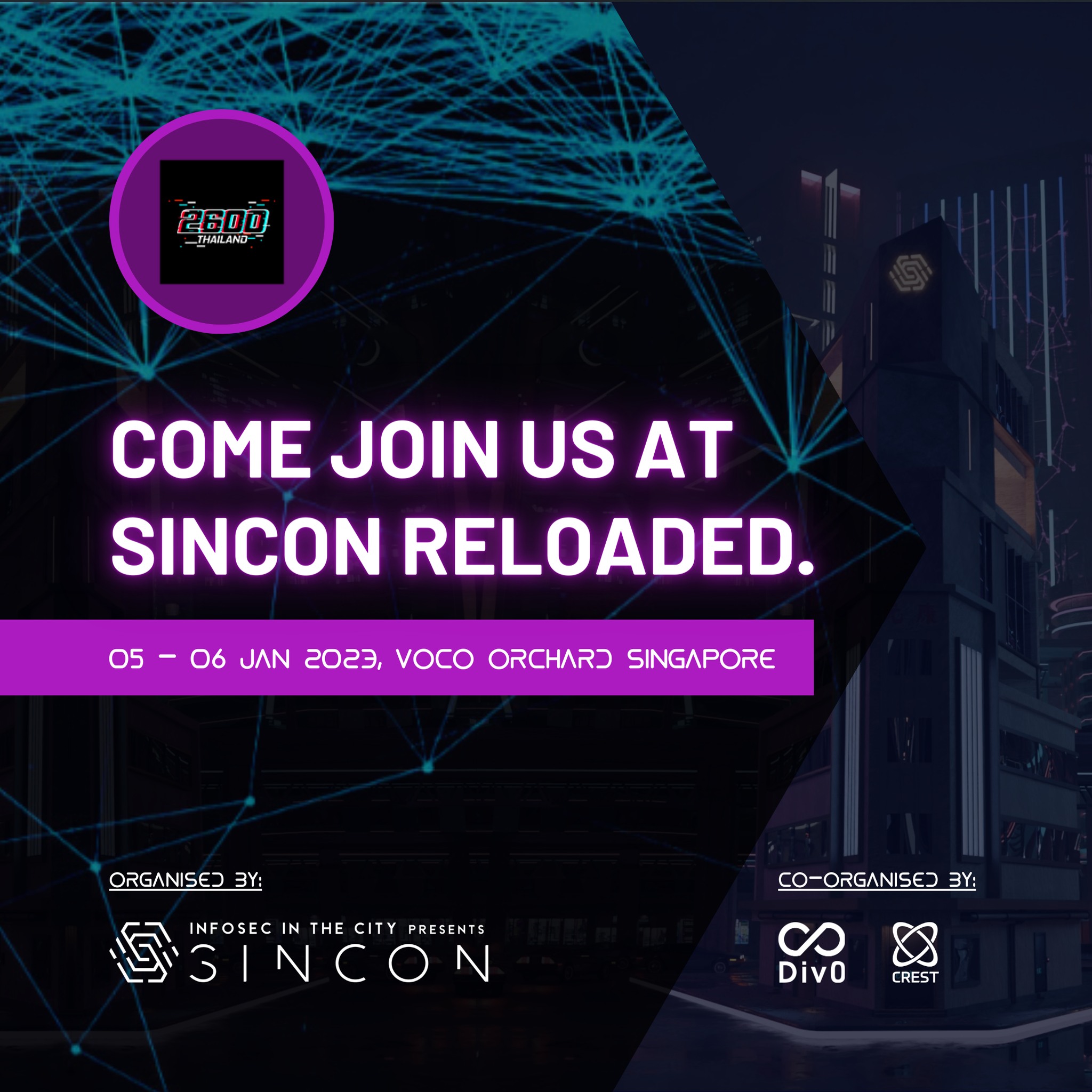 2600 Thailand - 🤝 2600 Thailand x SINCON by Infosec In the...