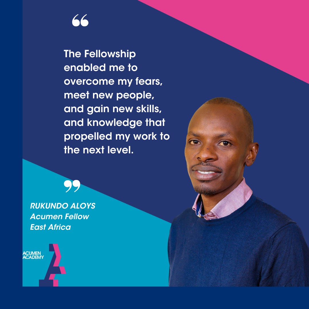 Acumen Academy - Meet Rukundo Aloys, Founder and CEO of... | Facebook