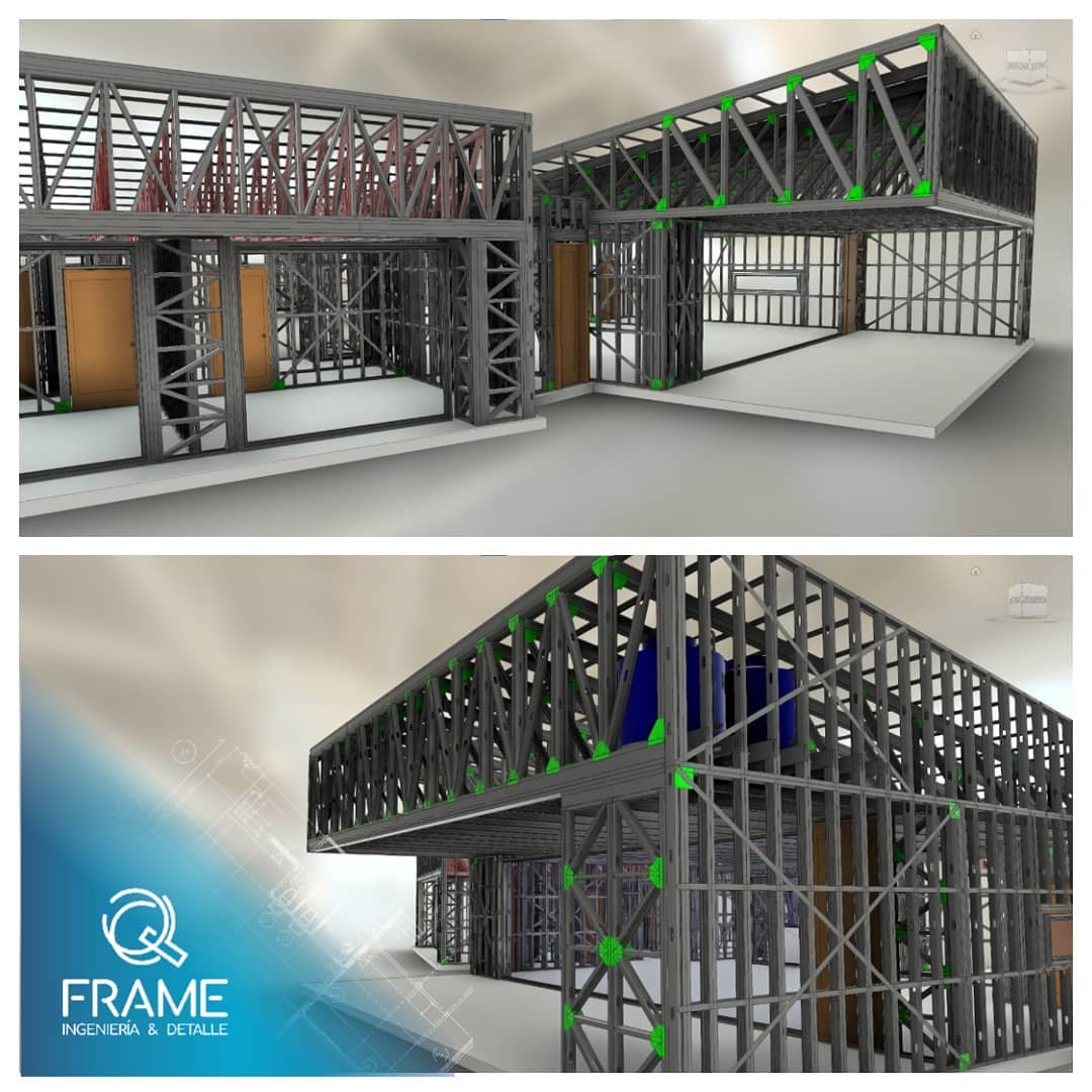 QFrame - Deconstruyendo esquinas... Voladizo de 4,50 mts...