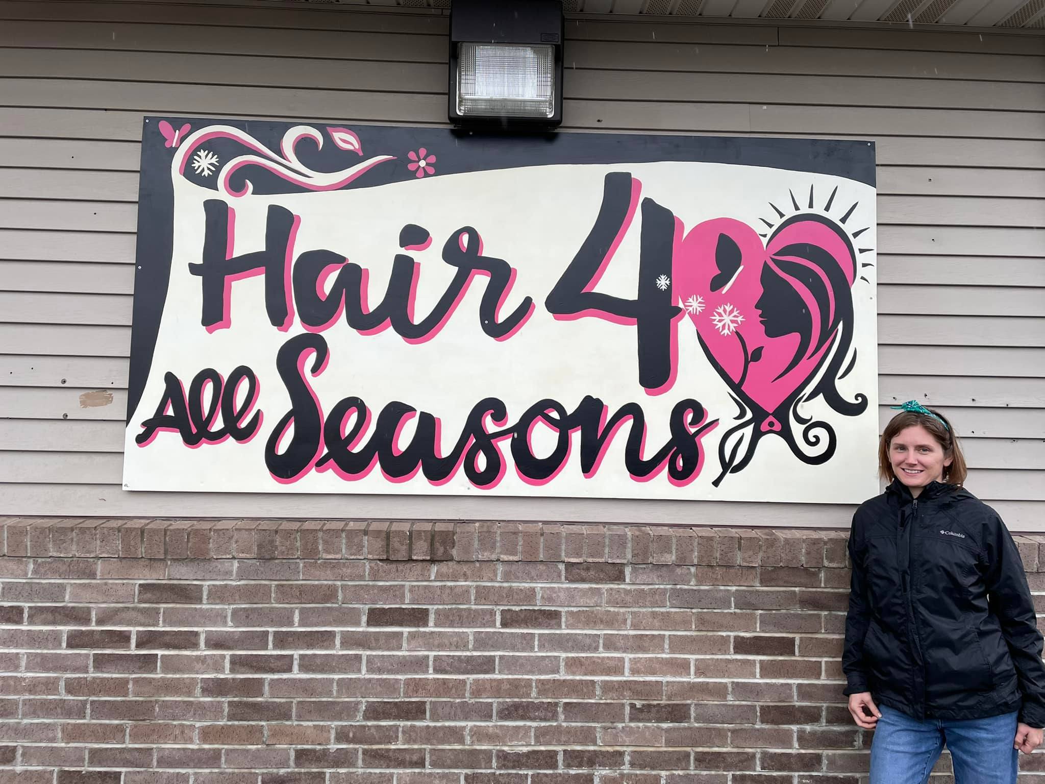 Hair - Check out our new sign. Designed and painted by Danielle Schmitz ...