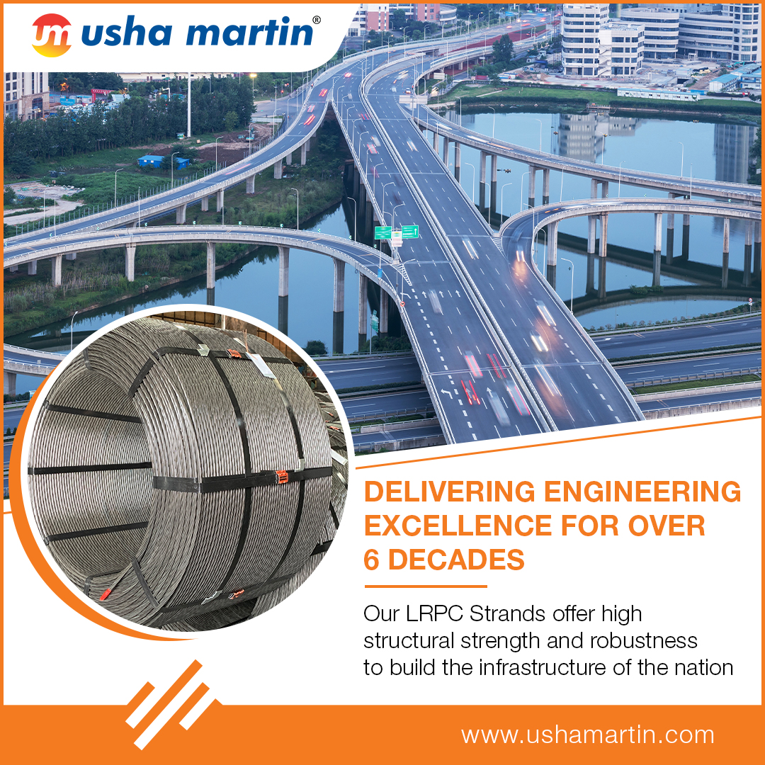 USHA - Usha Martin, one of the leading #LRPC strand manufacturers ...