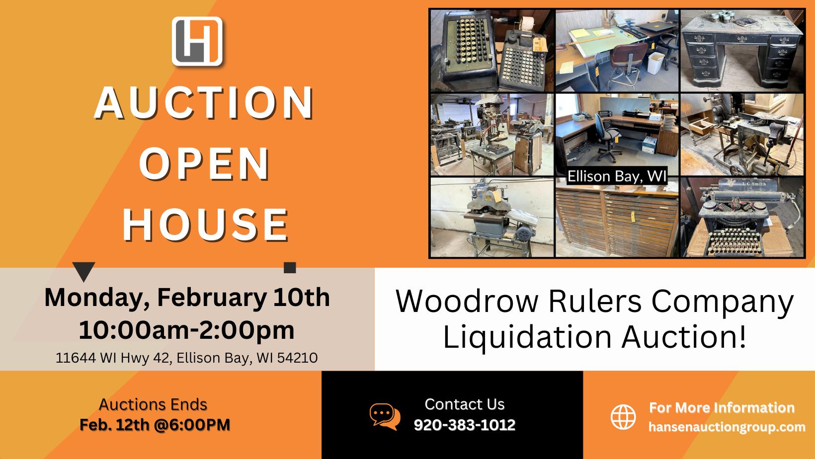 Open House and Auction Preview | Ellison Bay, WI Auction