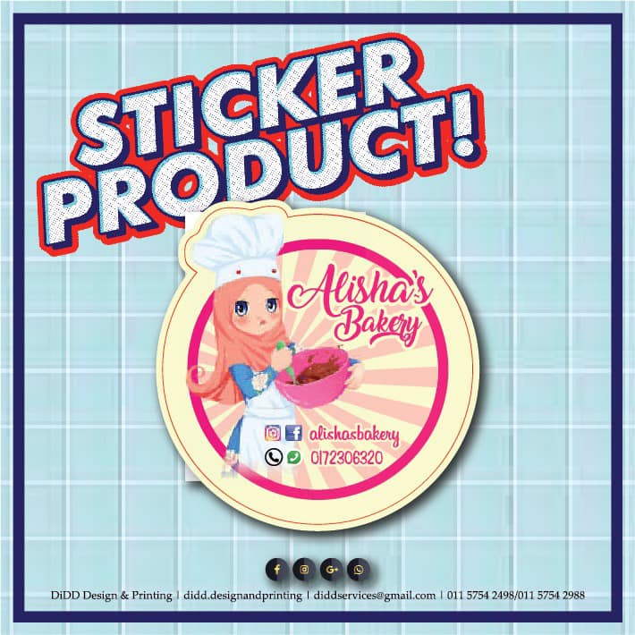 📌 Sticker Bukan sticker label... - DiDD Design & Printing