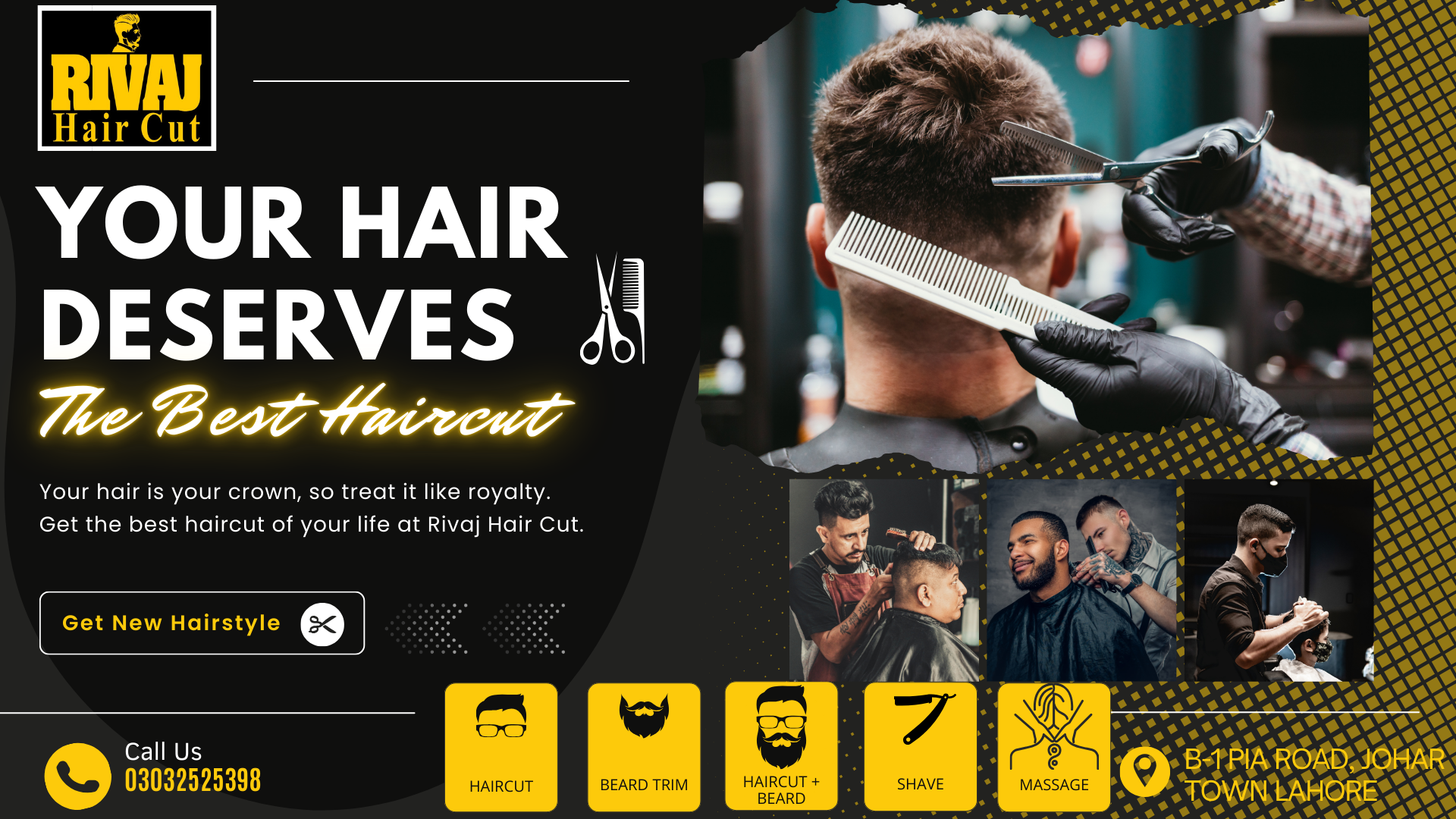 Rivaj Hair Cut | Lahore