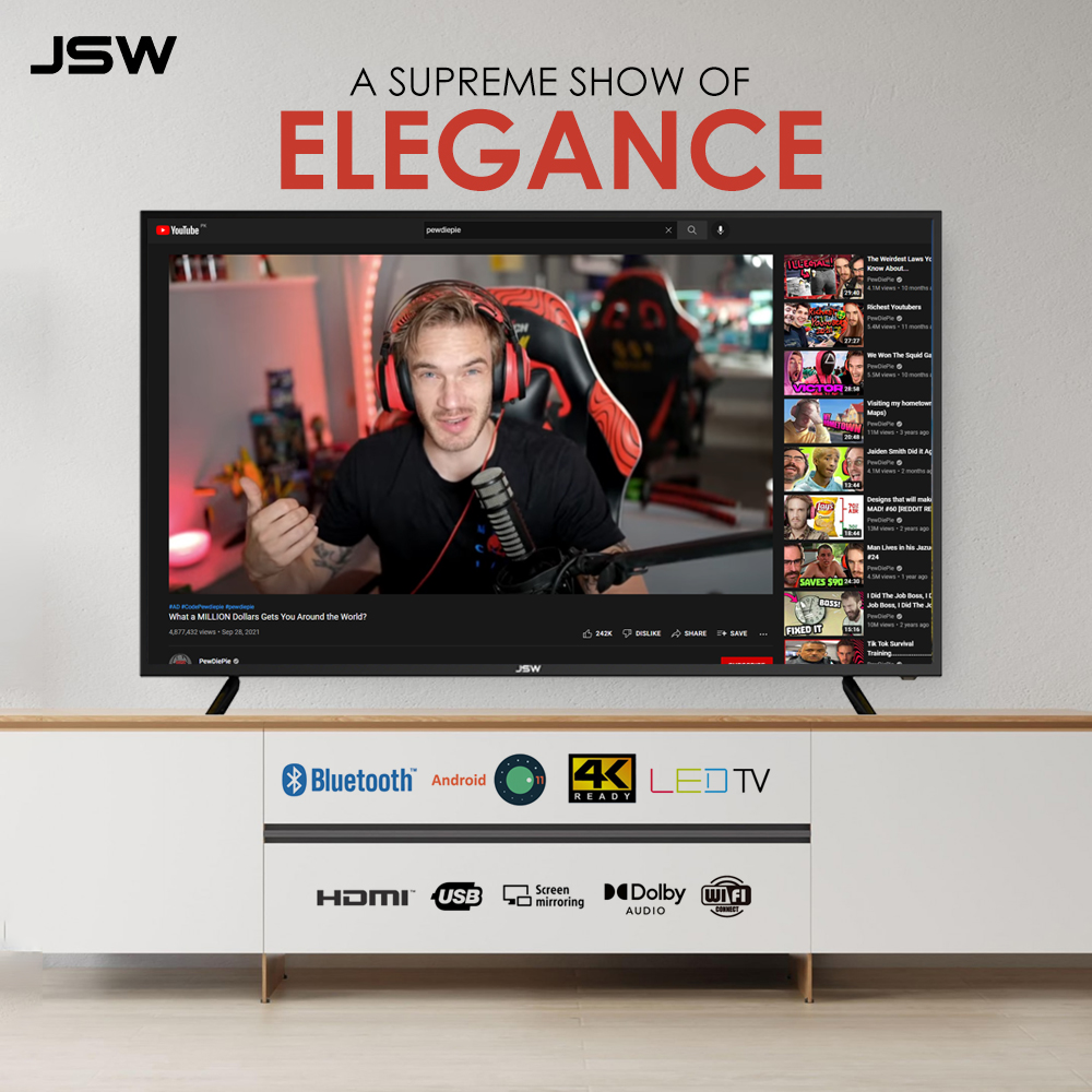 JSW Electronics - Enjoy your favorite YouTube videos and... | Facebook