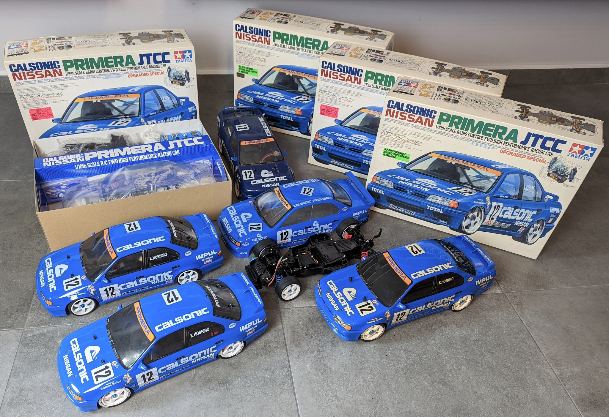 Tamiya Calsonic Nissan Primera model car build