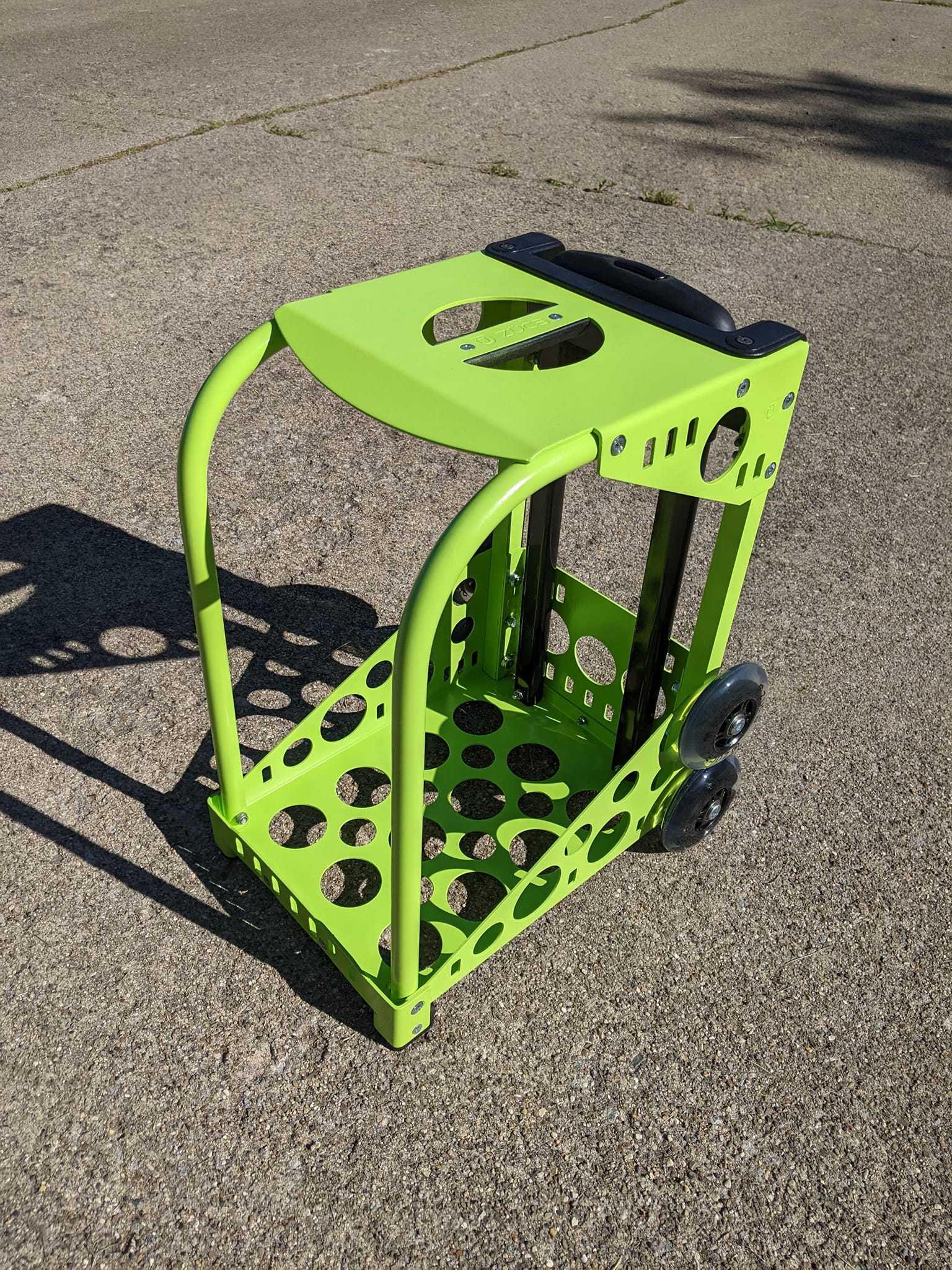 Customized OG Zuca Sport with Krylon key lime green paint