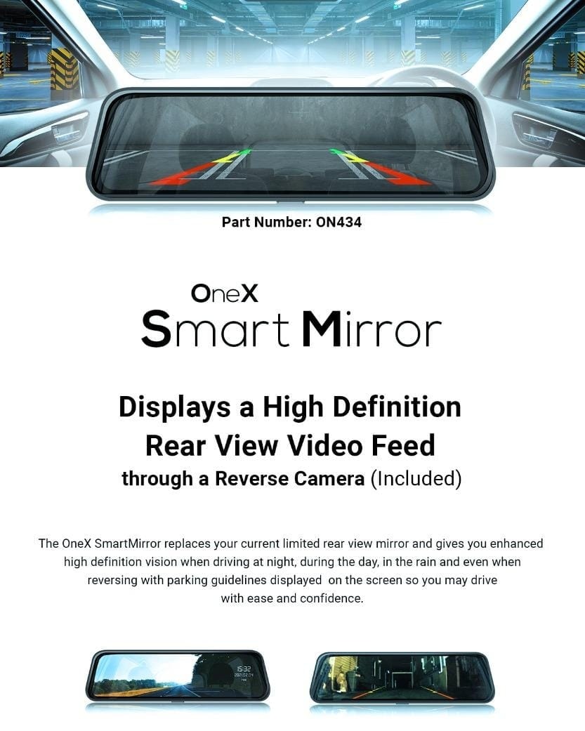OneX Smart Mirror kits allows you to... - Violet Automotive | Facebook