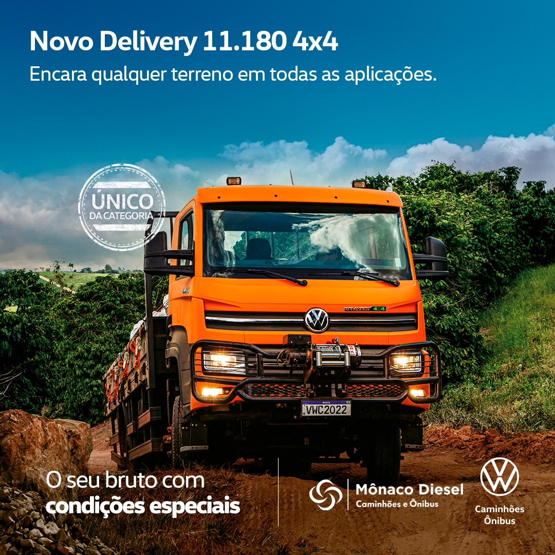 Mônaco Diesel - O Novo Delivery 11.180 4x4 foi desenhado...