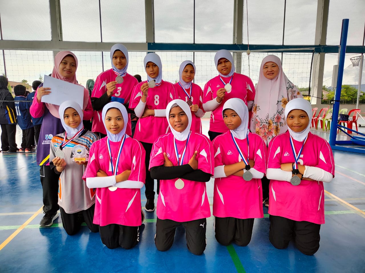Tahniah Dan Syabas Team Bola Tampar Perempuan SKBB di bawah pimpinan ...