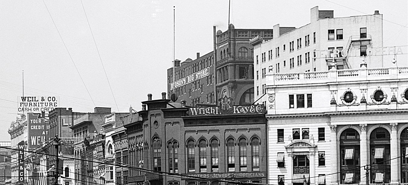 Historic Hudson's Big Store in Detroit