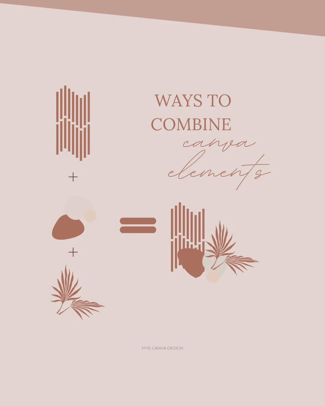 Another ways to combine elements for... - Mye Canva Designs