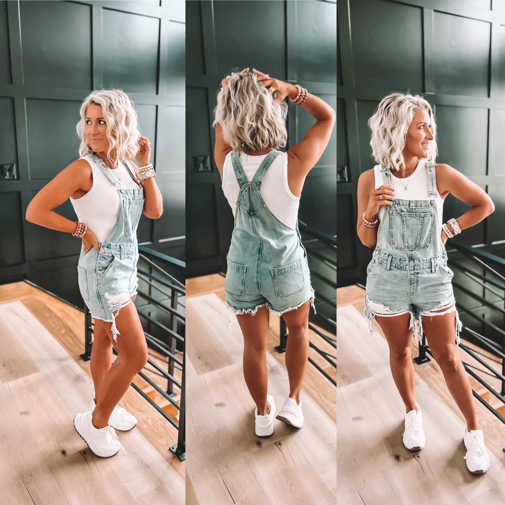 RESTOCK in everyone's fav overalls👏🏼🐆🤎 Small-XLarge Text