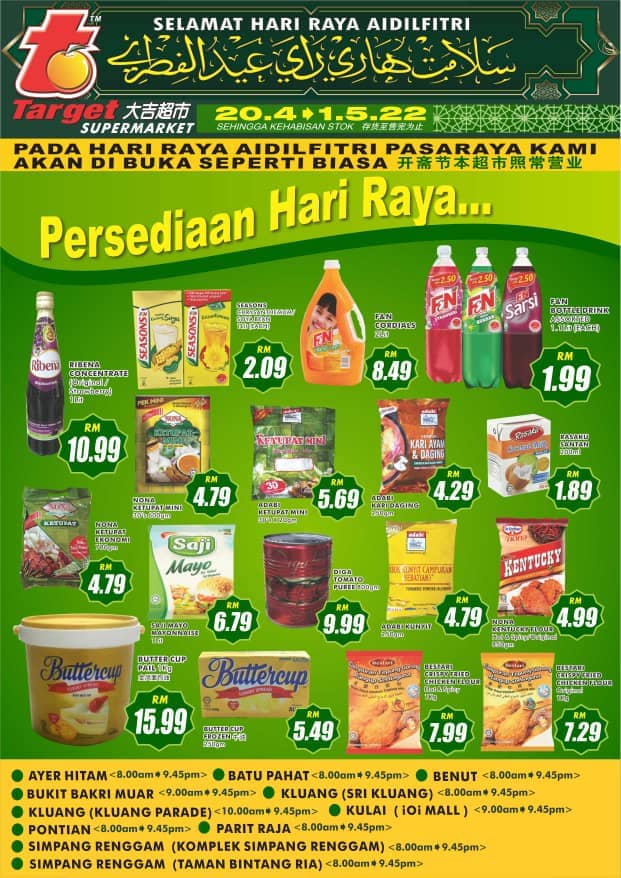 IOI Mall Kulai - TARGET SUPERMARKET PROMOTION 20/04/2022... | Facebook