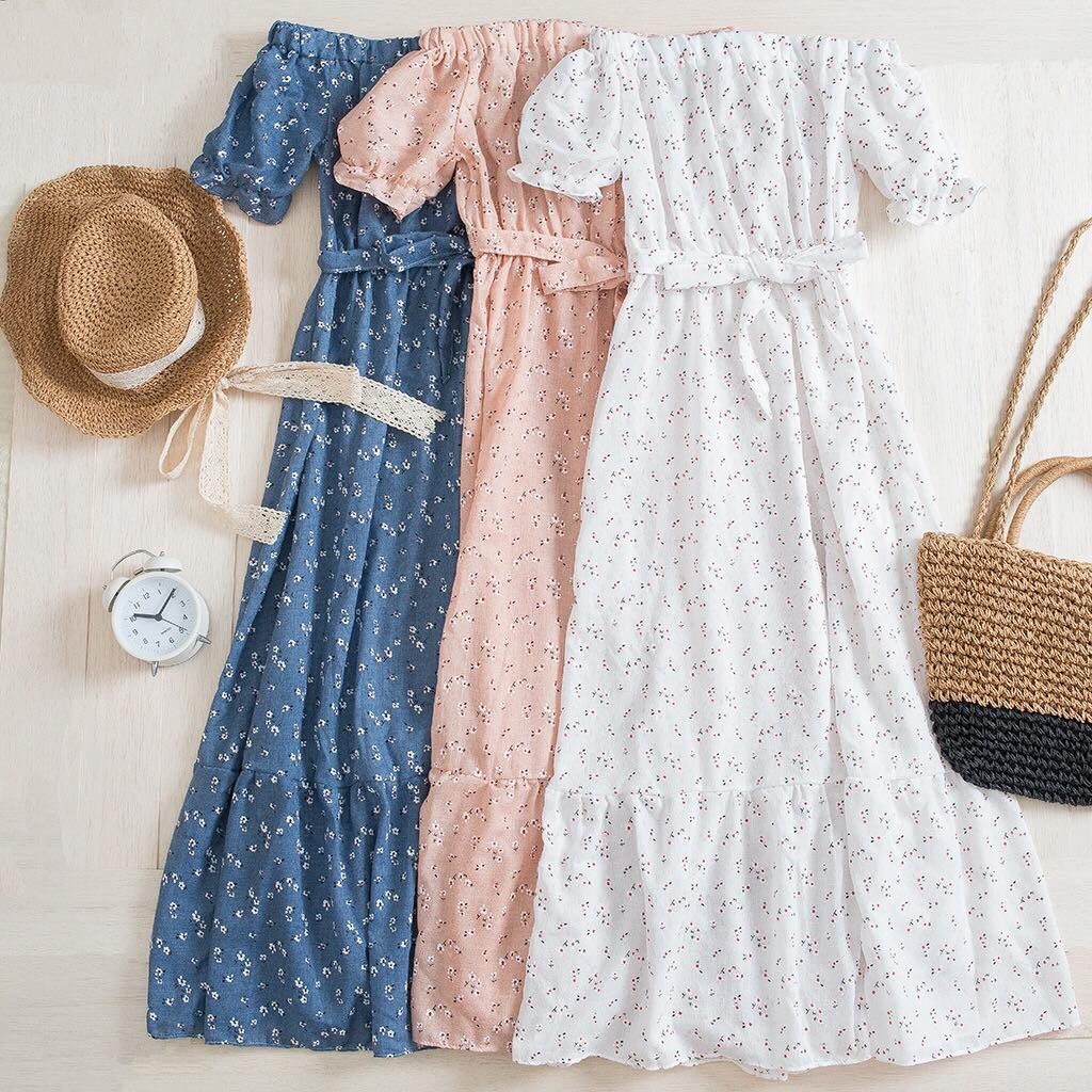 Triple Shop - Mexi Dress เดรสปาดไหล่ เเขนตุ๊กตา... | Facebook