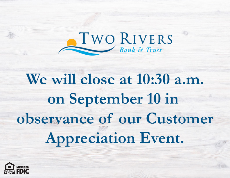 Two Rivers Bank & Trust - Home