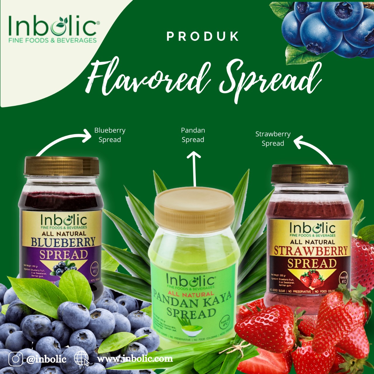 Inbolic - INBOLIC FLAVORED SPREADS Tersedia dalam... | Facebook