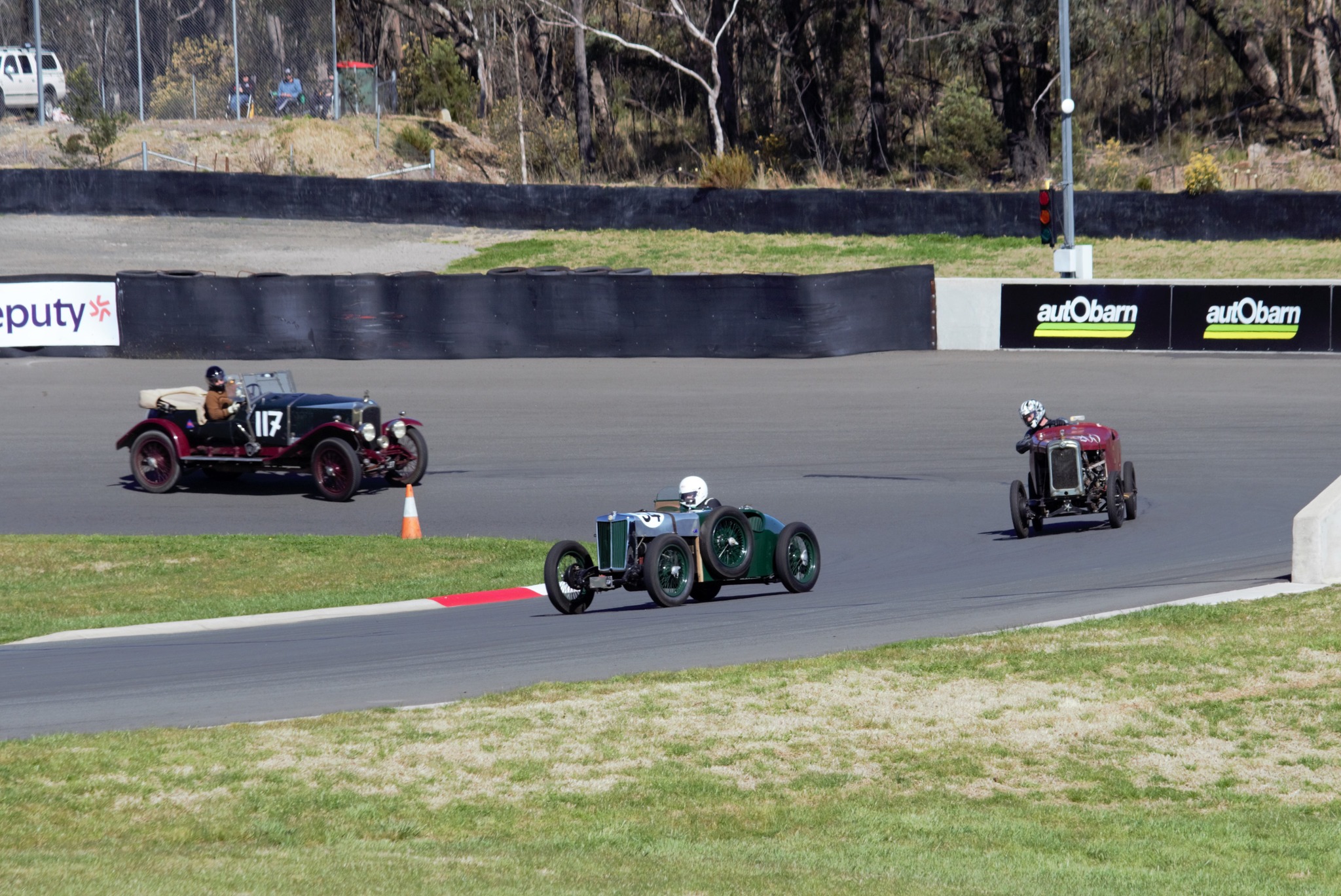 Old Motor Racing Photographs - Australia | Dan in the supercharged 1929 ...