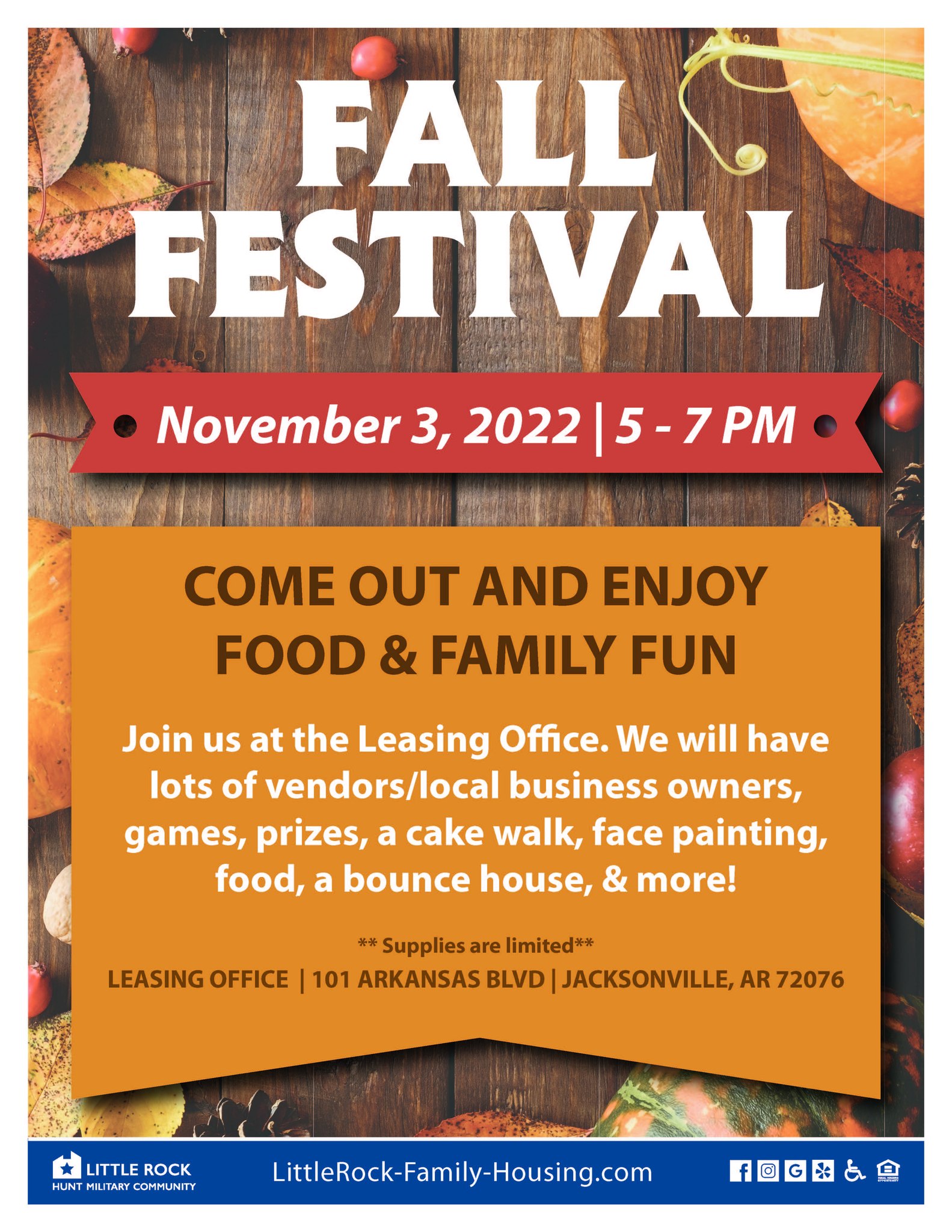 🍂 Celebrate the season at our... - Little Rock Family Housing | Facebook