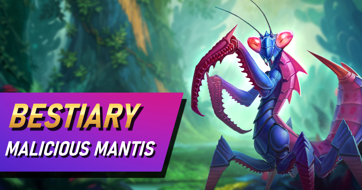 Total Battle - Malicious Mantis *** With its razor-sharp...
