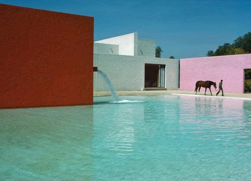 Cuadra San Cristobal, Mexico City, 1967-68 by Luis Barragán