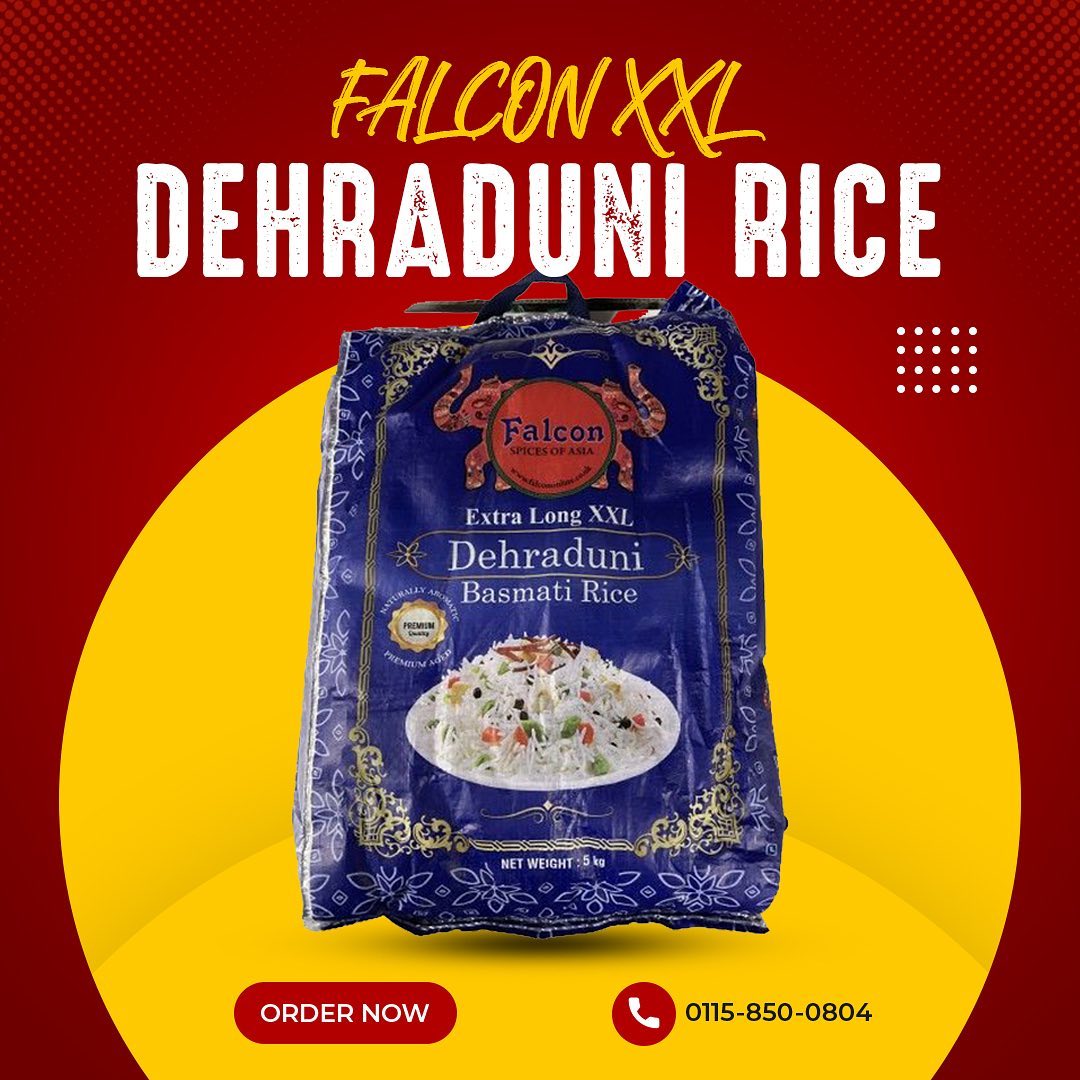 Falcon Extra Long Basmati Rice 5kg... - Falcon Supermarket | Facebook
