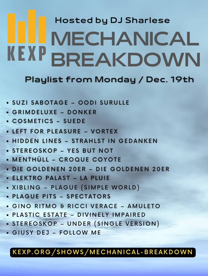 👉... - Mechanical Breakdown on KEXP | Facebook