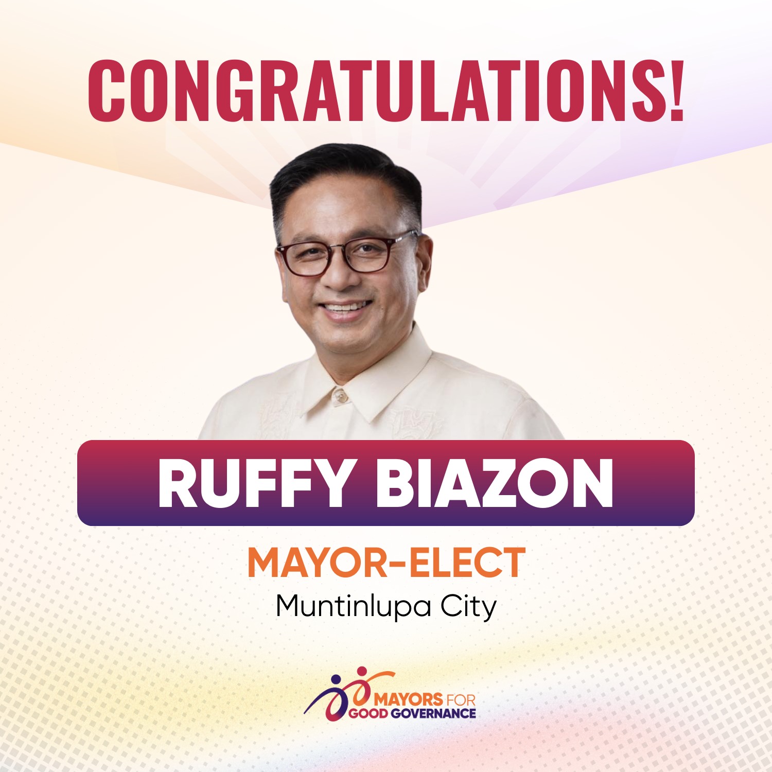 Mayors - Congratulations sa ating kasama sa M4GG na si Mayor Ruffy ...
