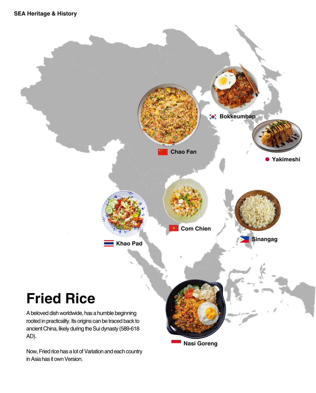 SEA - Who loves Fried rice? 😋 Fried rice, a dish that has become a ...