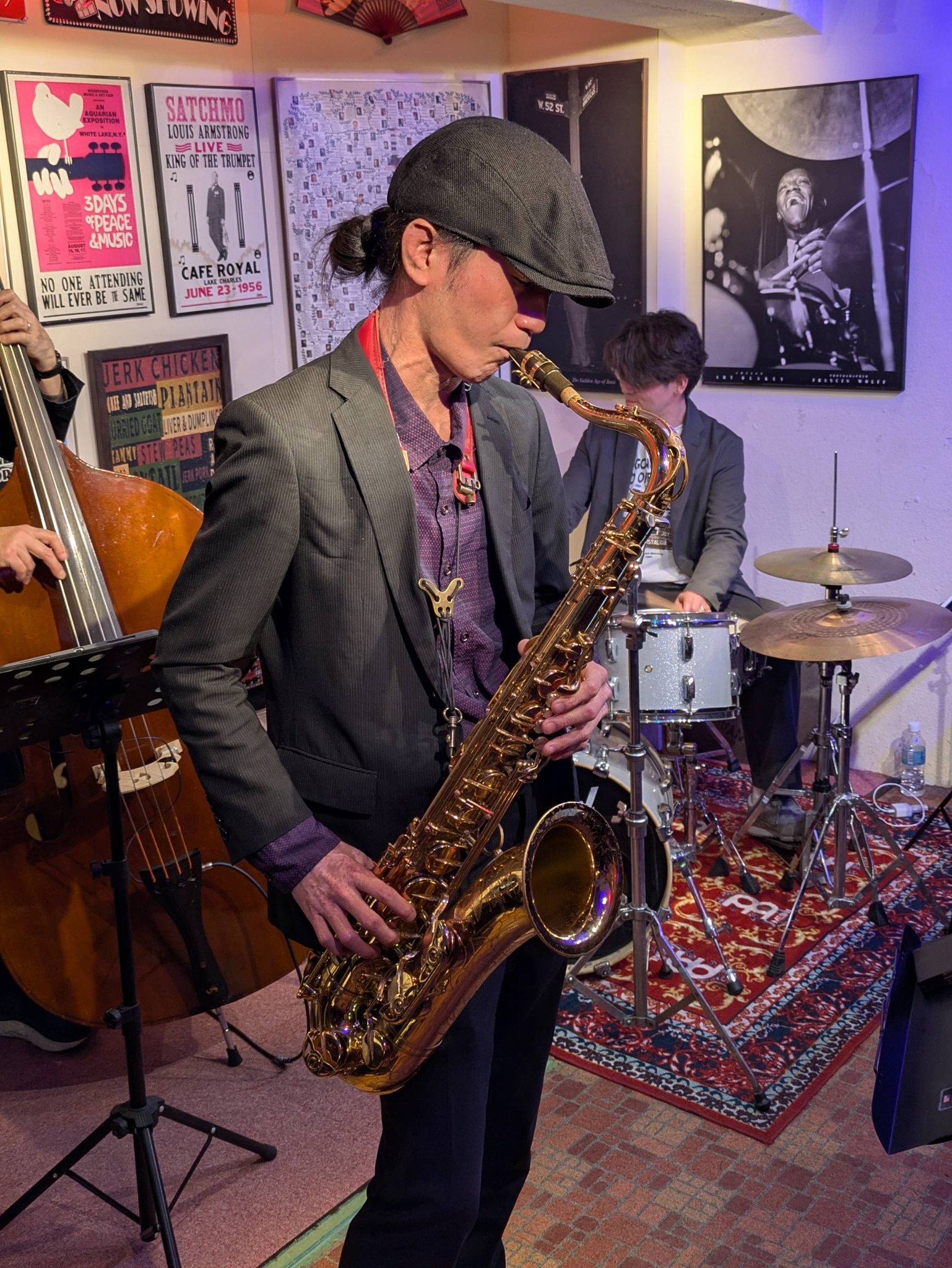 Now on Live‼️? #jazzBar845 #NanbaBigsalt845 #OsakaJapan #Jazz