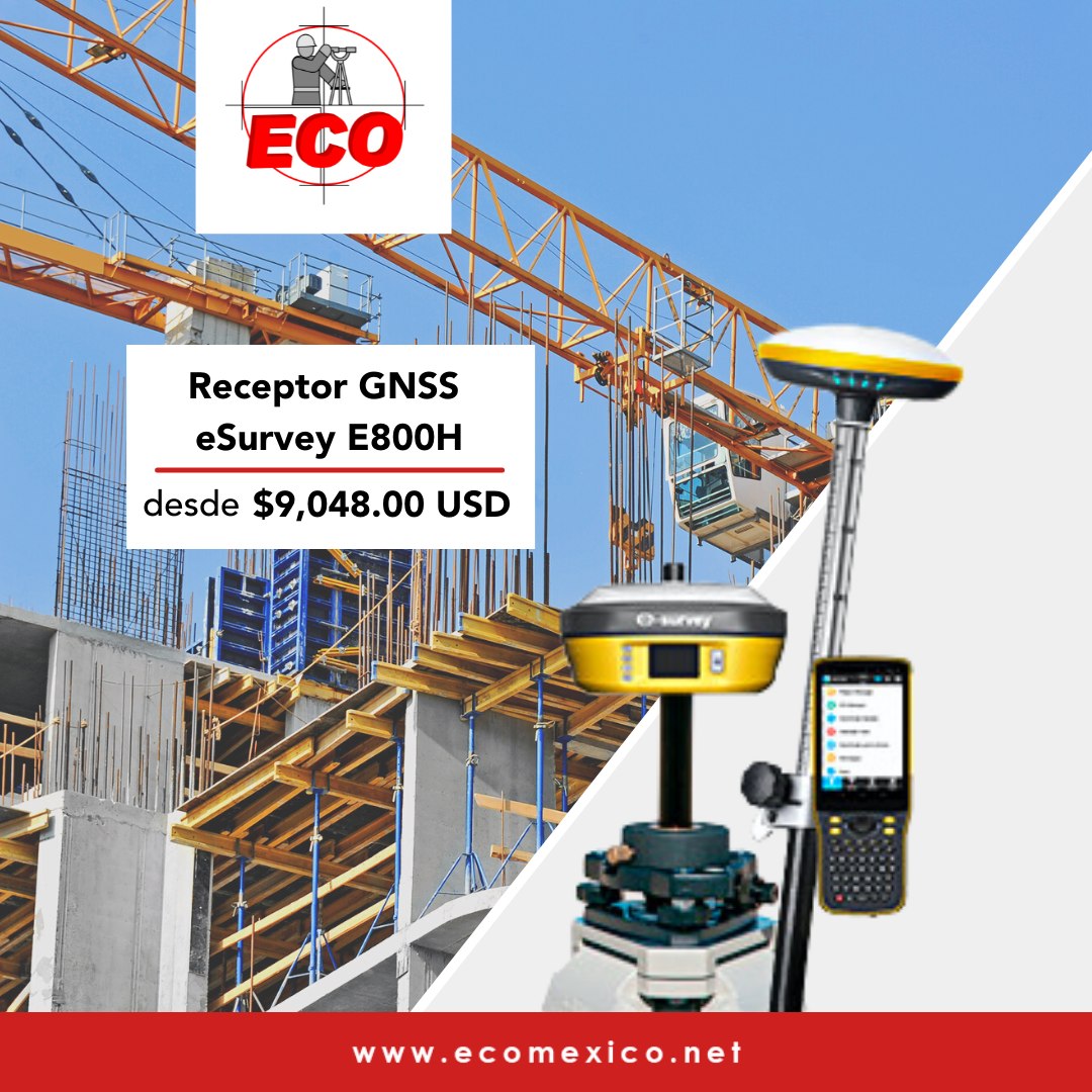ECO Topografía - El receptor GNSS eSurvey E800 es un... | Facebook