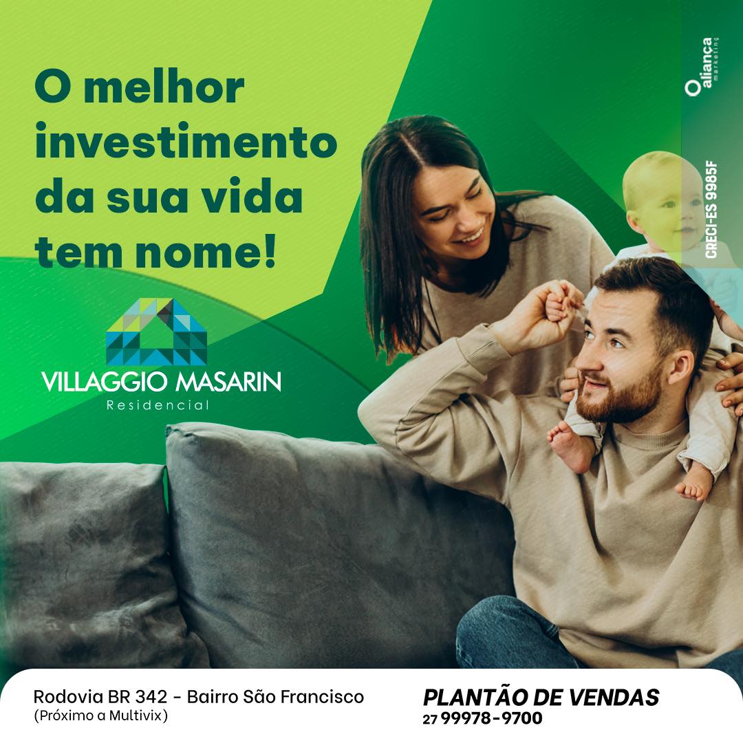 Grupo Masarin - Não deixe essa oportunidade passar! O Villaggio Masarin ...