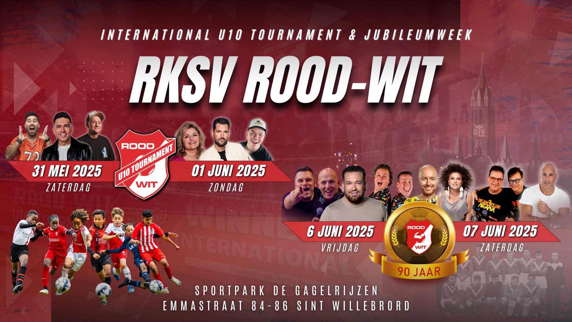 Rood Wit International U10 Tournament & 90-jarig Jubileumfeest!