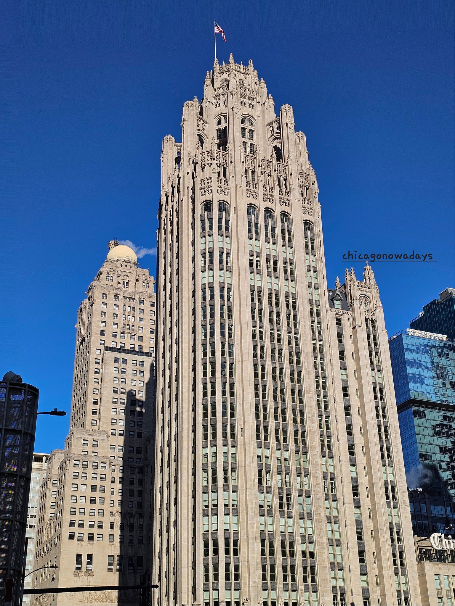 The product of an international design competition, the Tribune
