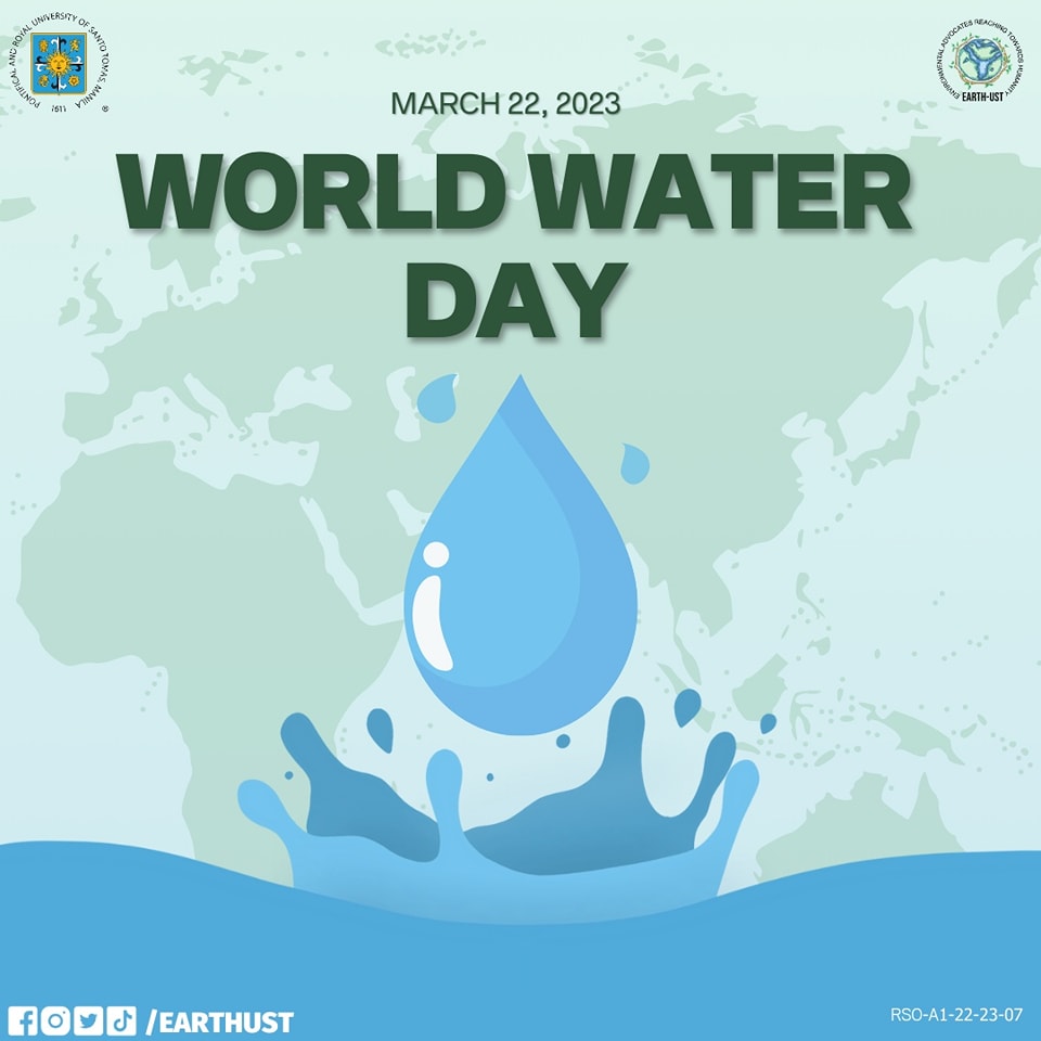 EARTH-UST - Happy World Water Day! 🌊 Today, we celebrate...