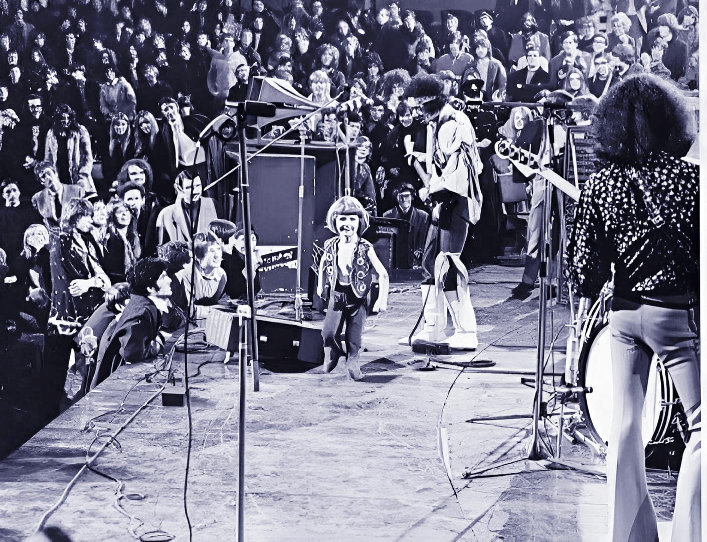 Jimi Hendrix was on stage at the Royal Albert Hall, London, in