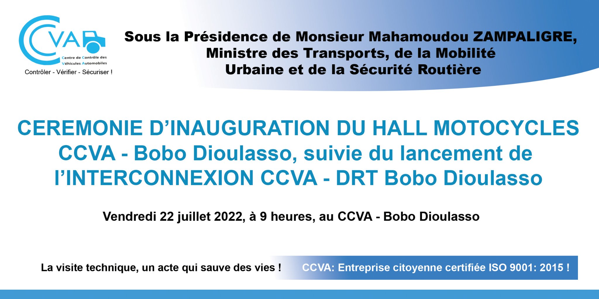 CCVA Burkina Faso - Le CCVA Bobo-Dioulasso se dote d'un hall motocycle ...