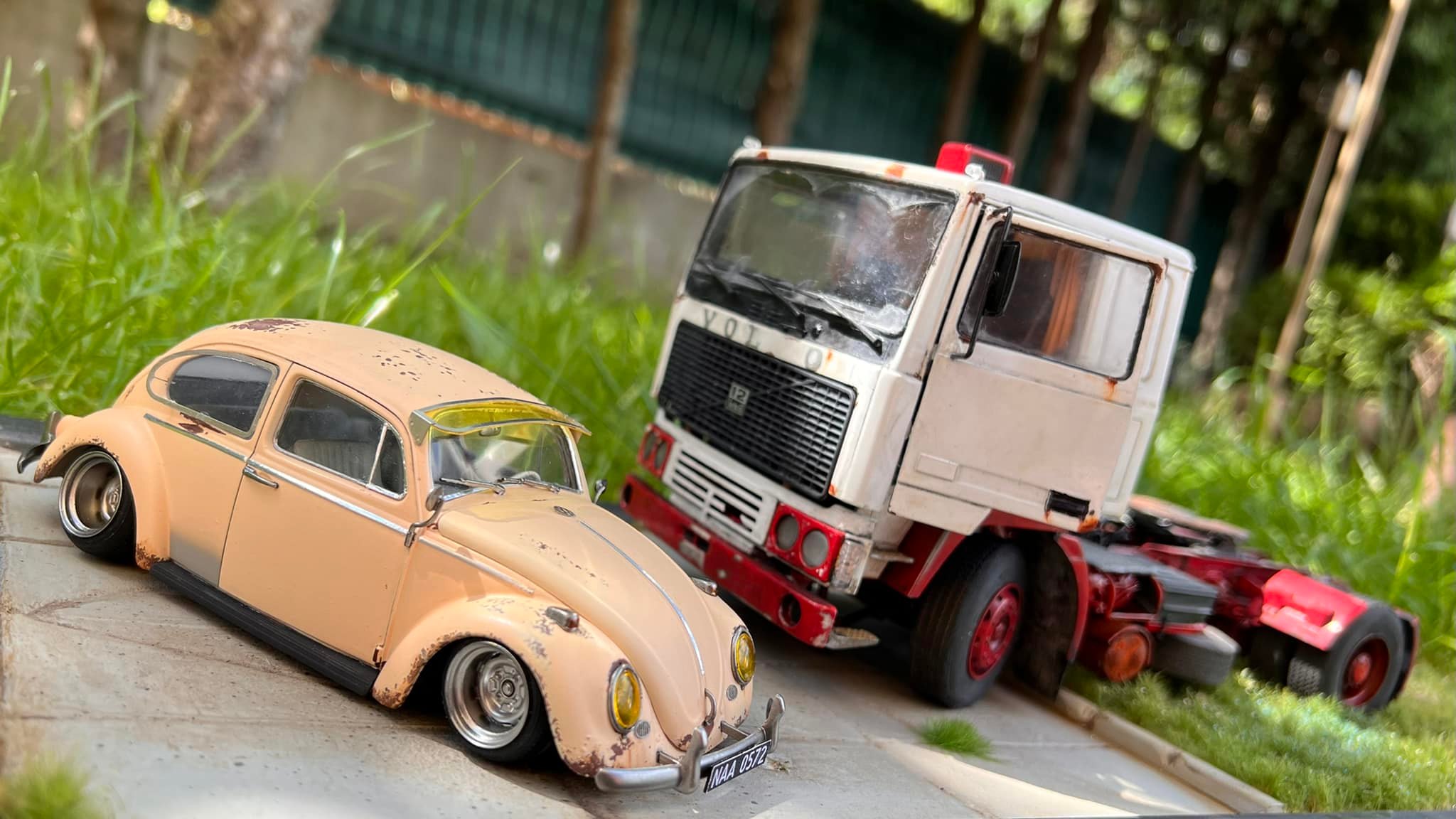 VW BEETLE SUPER BUGGER 1/24 Scratch from Tamiya kit It was