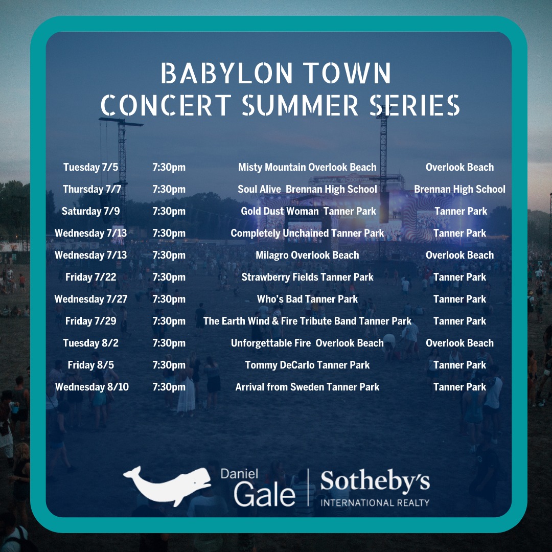 Town of Babylon Summer Concert... - DGSIR Bay Shore Manager | Facebook