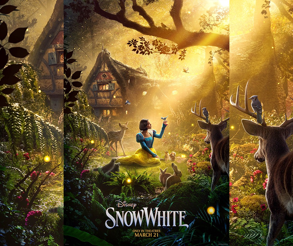 NEW POSTER for Disney's #SnowWhite, only in theaters March 21