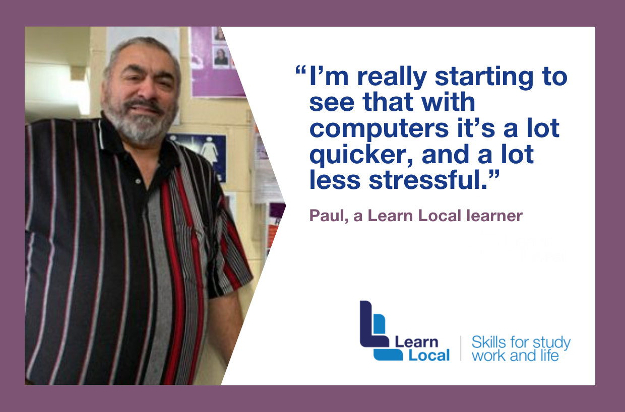 Learn Local - The workplace has changed a lot and Paul...