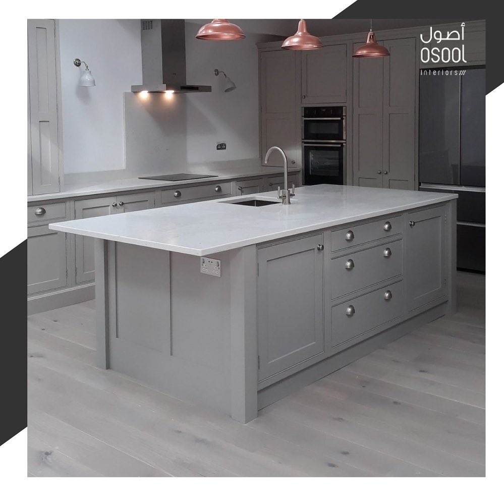 أصول لخزائن الحائط والمطابخ والباركيه - OSOOL Interiors - Modern grey ...