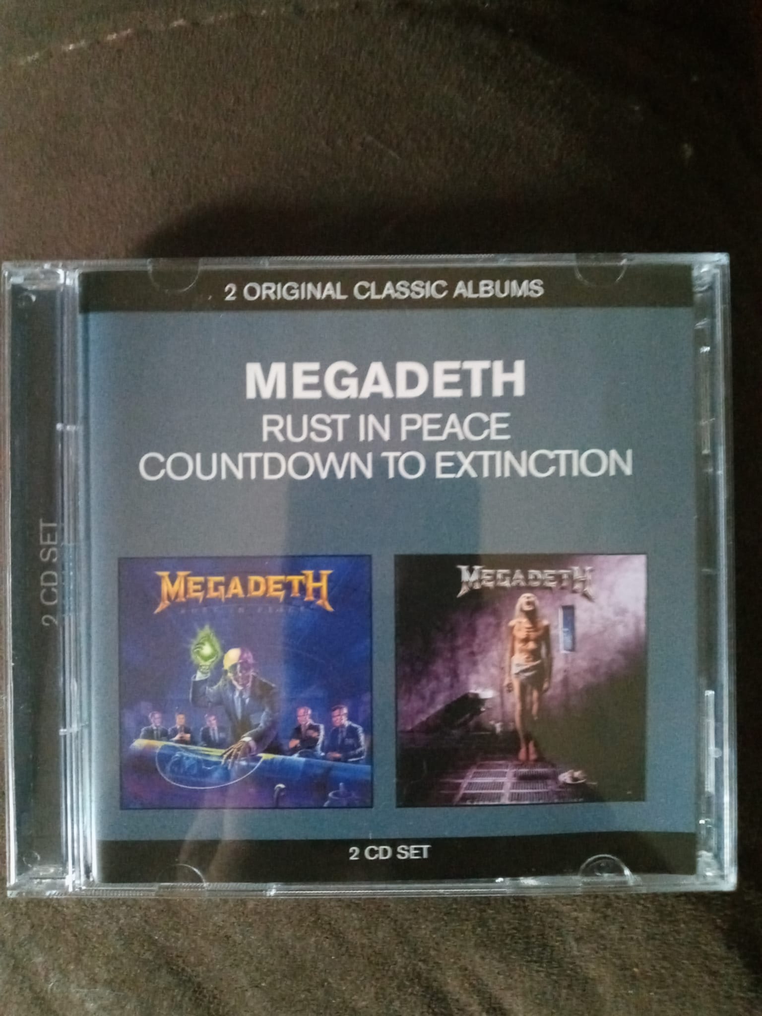 Got my 2nd MEGADETH CD 2IN1 RUST IN PEACE/COUNTDOWN TO EXTINCTION 🤘🔥