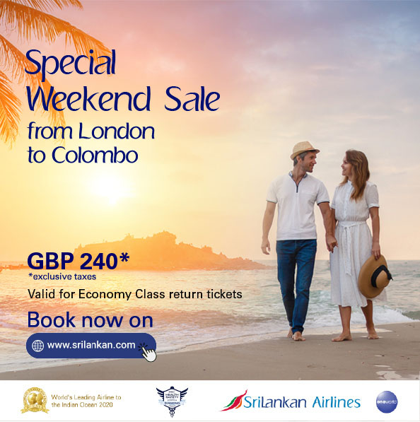 SriLankan Airlines - Special Weekend Sale from London to Colombo. Book ...