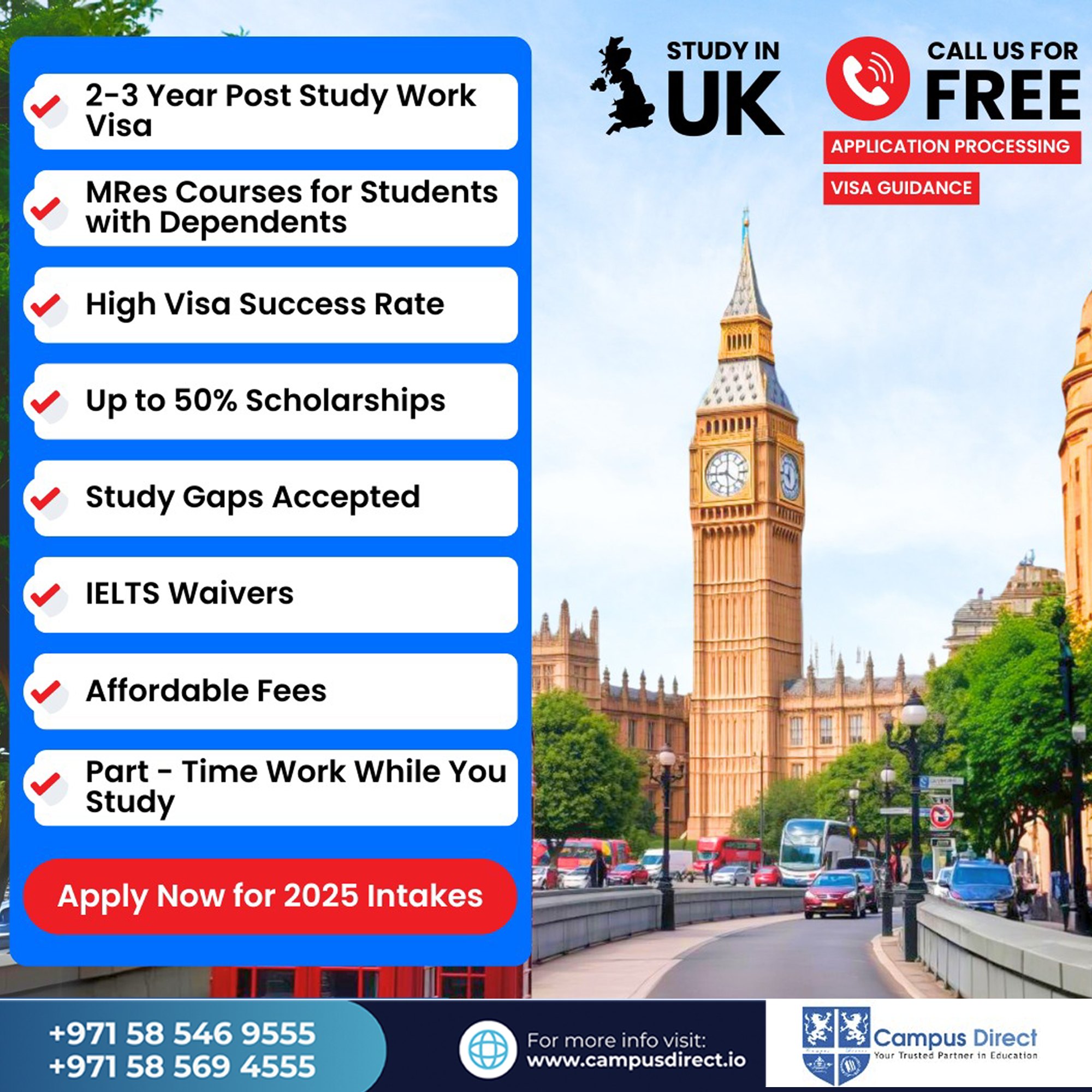 Ready to study in the UK? Apply... - Campus Direct Dubai | Facebook