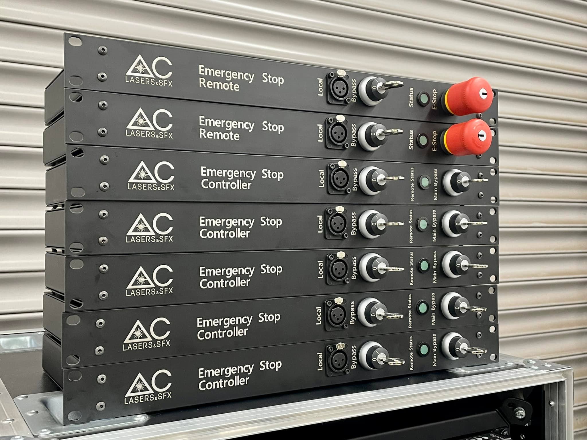 AC Lasers & SFX - Introducing our new Emergency Stop...