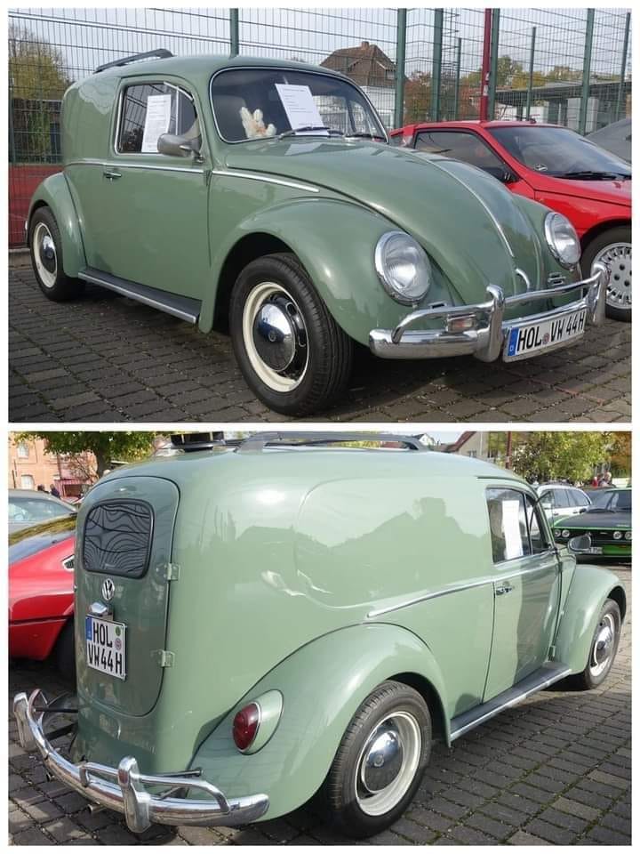 1967 VW Beetle convertible painted in hippy style. 2/2