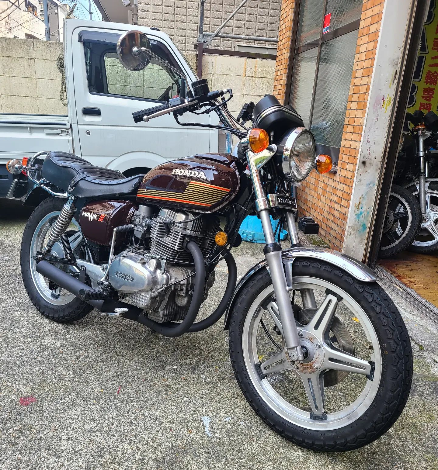 CB400T エンジンから異音 タペットとカムチェーンの調整 カムチェーン